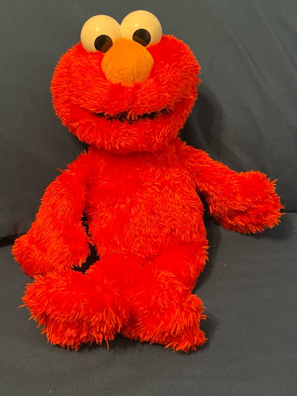 Hasbro Red Elmo Plush with Orange Nose
